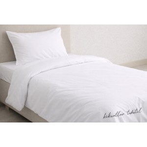 Otel nevresim takımı tek kişilik 59 tel pamuk polyester